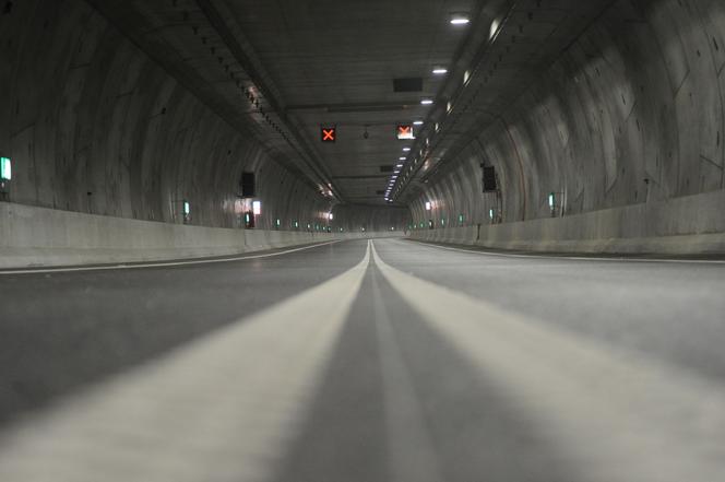 Tunel pod Świną przed oficjalnym otwarciem