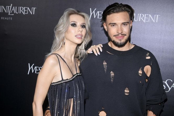 Leon Myszkowski z partnerką Ksenią