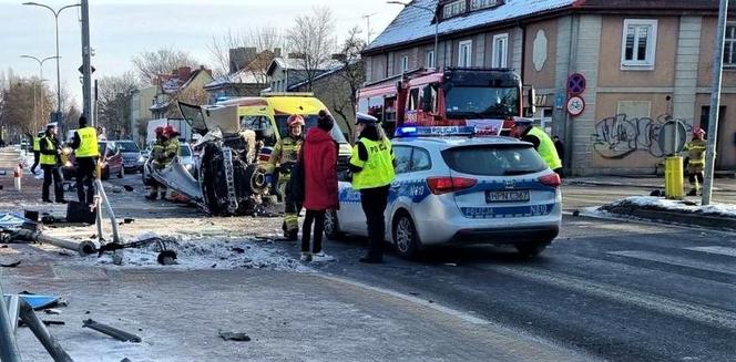 Wypadek w Słupsku