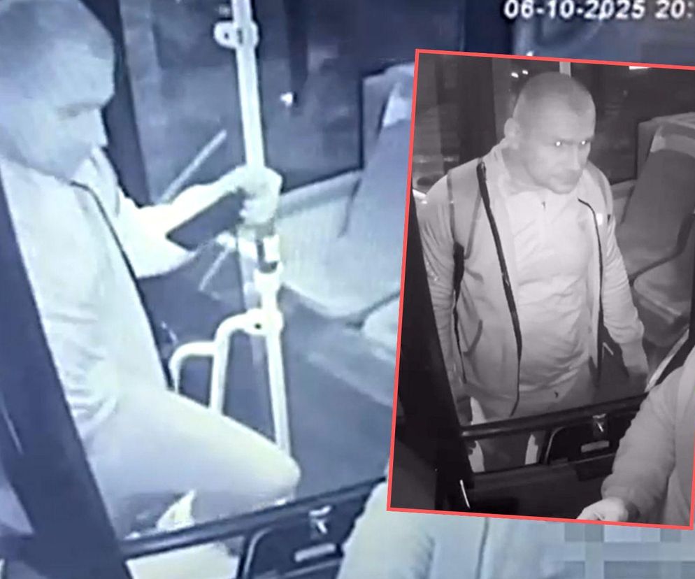 Zaatakował kierowcę autobusu. Rozpoznajesz tego mężczyznę? [ZDJĘCIA]