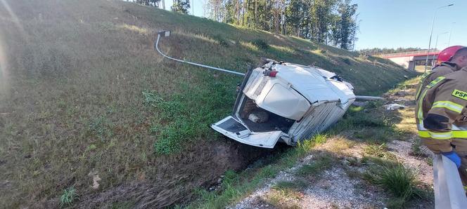 Wypadek na trasie S5 w Tryszczynie pod Bydgoszczą [ZDJĘCIA]