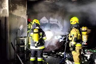 Pożar Castroramy w Zielonej Górze