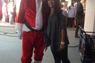 Gwiazdy na planie świątecznego klipu