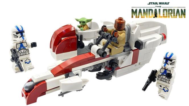 LEGO Grogu BARC Speeder Escape