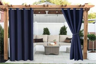 Zasłony na taras, zasłony ogrodowe. Zdjęcia i inspiracje