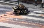 Kraków: makabryczny wypadek w Nowej Hucie. Po czołowym zderzeniu z dwóch aut zostały szczątki