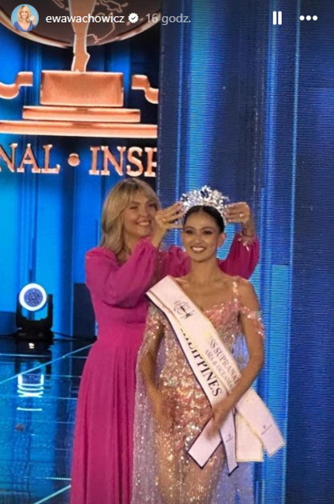 Olśniewająca Ewa Wachowicz skradła show na gali Miss Polski. Wszyscy patrzyli tylko na jedno 