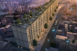 Gdańsk Przymorze w przyszłości wedłu AI