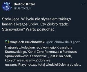 Krzysztof Stanowski srogo zakpił ze Zbigniewa Stonogi. Komentarze z Portalu X