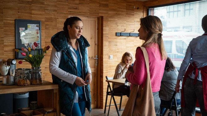 Na dobre i na złe odc. 952. Iga Kaczorowska (Anna Szymańczyk), Justyna ( Małgorzata Patryn-Gurłacz)