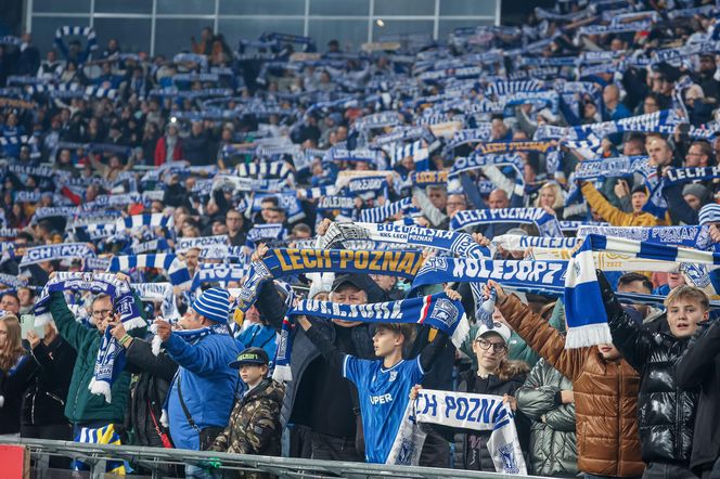 Lech Poznań - Motor Lublin. Kibice na meczu PKO BP Ekstraklasy