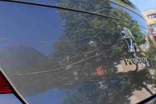 Porysowany samochód