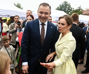Marta Nawrocka na Dożynkach Prezydenkich