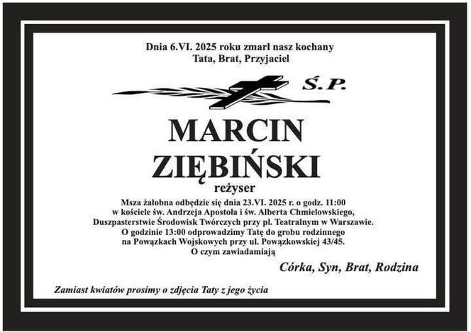 Pogrzeb Marcina Ziębińskiego