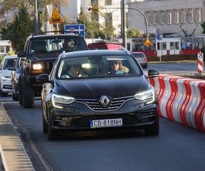 Tak wyglądają utrudnienia na moście Bernardyńskim. Kierowcy autobusów nie mają łatwego życia