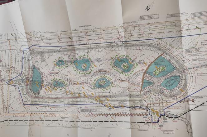Plan zbiornika przeciwpowodziowego na osiedlu Nad Potokiem