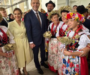 Koło Gospodyń Wiejskich w Puszynie na Dożynkach Prezydenckich w Warszawie