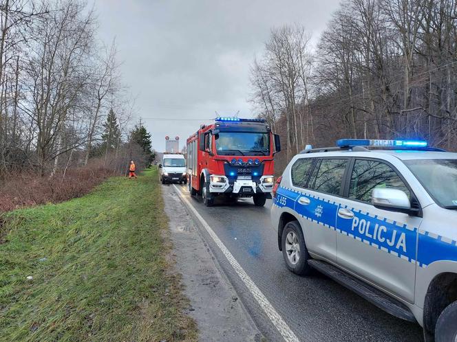 Mini karambol na drodze Starachowice - Wąchock