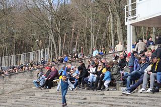 Hunters PSŻ Poznań - KS Apator Toruń. Kibice na Golęcinie