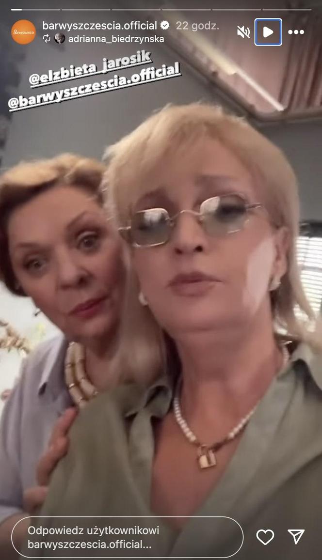 Barwy szczęścia. Małgorzata (Adrianna Biedrzyńska), Józefina (Elżbieta Jarosik)