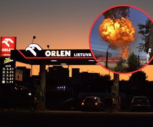 Eksplozja pod Wilnem. Pożar wagonów Orlen Lietuva z gazem