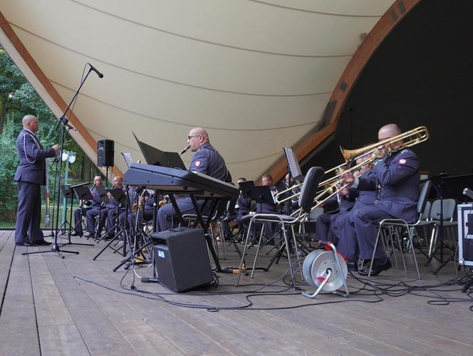 Festiwal Orkiestr Wojskowych w muszli koncertowej w Lublinie