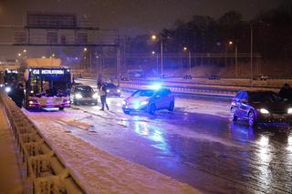 Śnieżyca w Warszawie