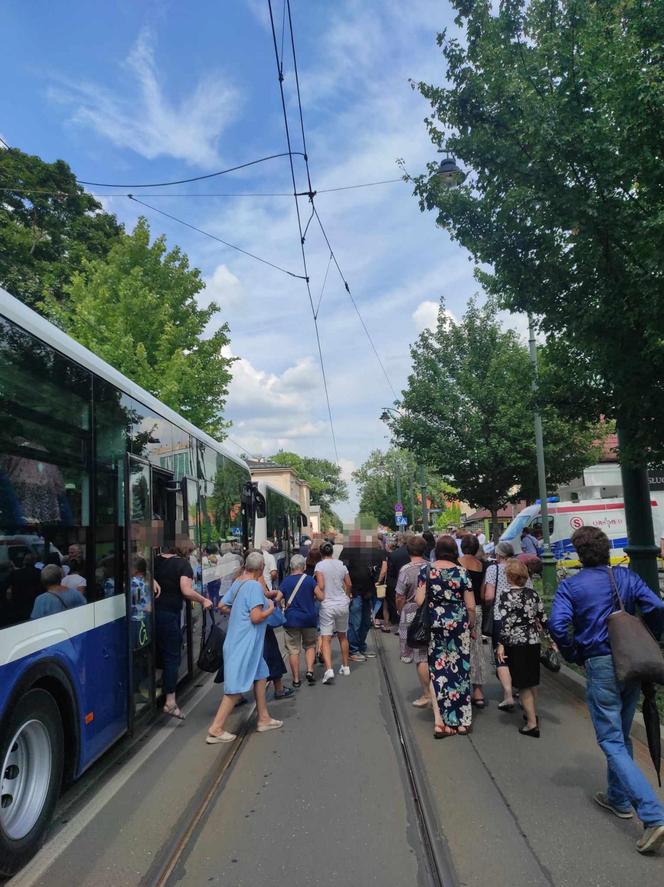 Tłum na pogrzebie Jerzego Stuhra