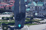 Trójwymiarowy Rzeszów w Google Earth