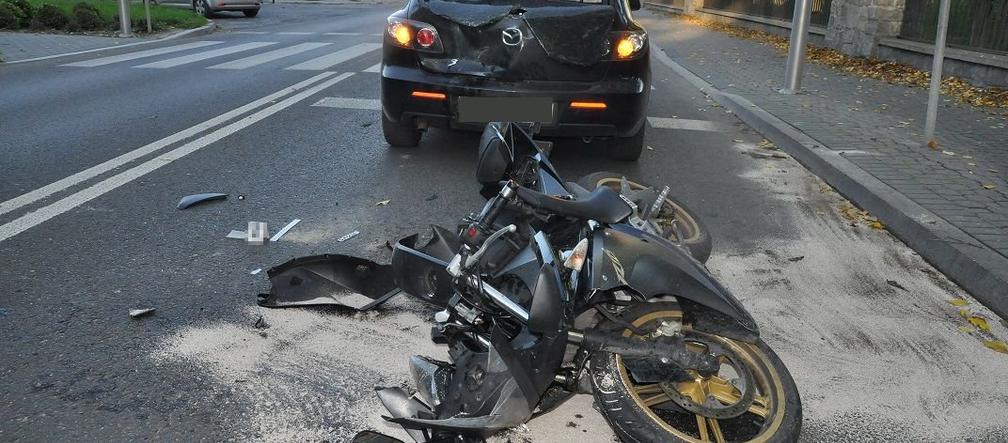 Biała Podlaska DRAMATYCZNY wypadek 15latki na motocyklu