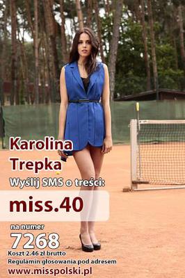 Wybory miss polski 2014 Karolina Trepka