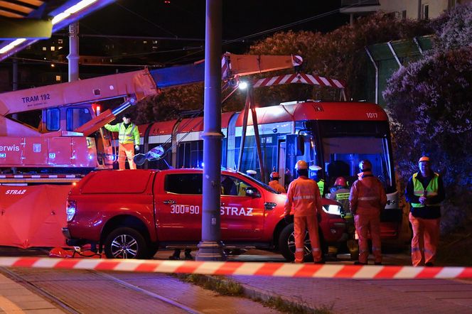 Wypadek na pętli tramwajowej w Gdańsku