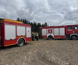 Wypadek awionetki w Krzycku Wielkim