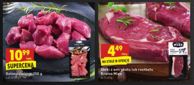 Biedronka - promocja na mięso