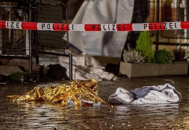 To on rozjeżdżał ludzi samochodem! Zostały po ich tylko buty