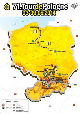 Trasa 71. Tour de Pologne