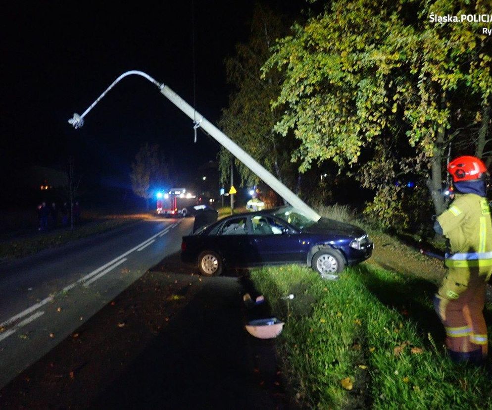 Poważny wypadek w Rybniku. Za kierownicą 18-latek