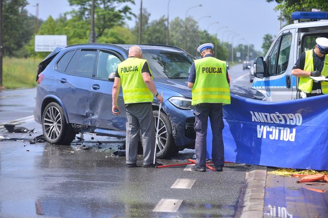 Śmiertelny wypadek z udziałem motocyklisty w Radości