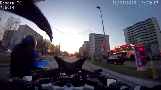 Szalony pościg ulicami Krakowa