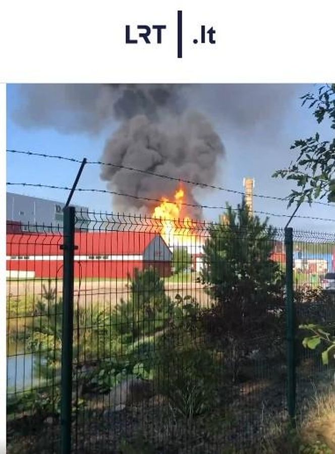 Pożar wagonów Orlenu