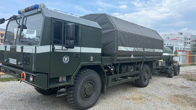 Saperzy interweniowali w centrum Tarnowa. Blisko 200 osób ewakuowanych