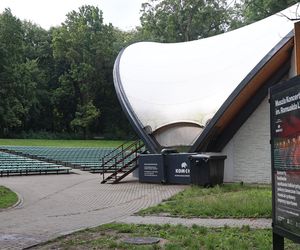 Ogród Saski w Lublinie w wakacyjny poranek 2025