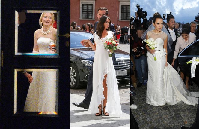 Porównaliśmy suknie ślubne córek prezydentów