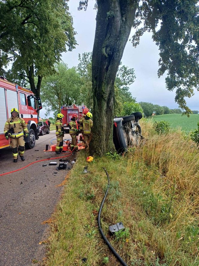 Tragiczny wypadek pod Giżyckiem. Nie żyje 54-letnia kobieta