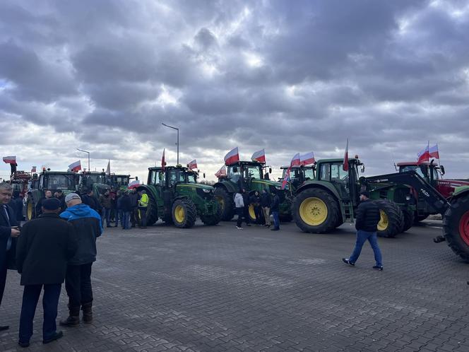 Protest rolników w Gorzowie