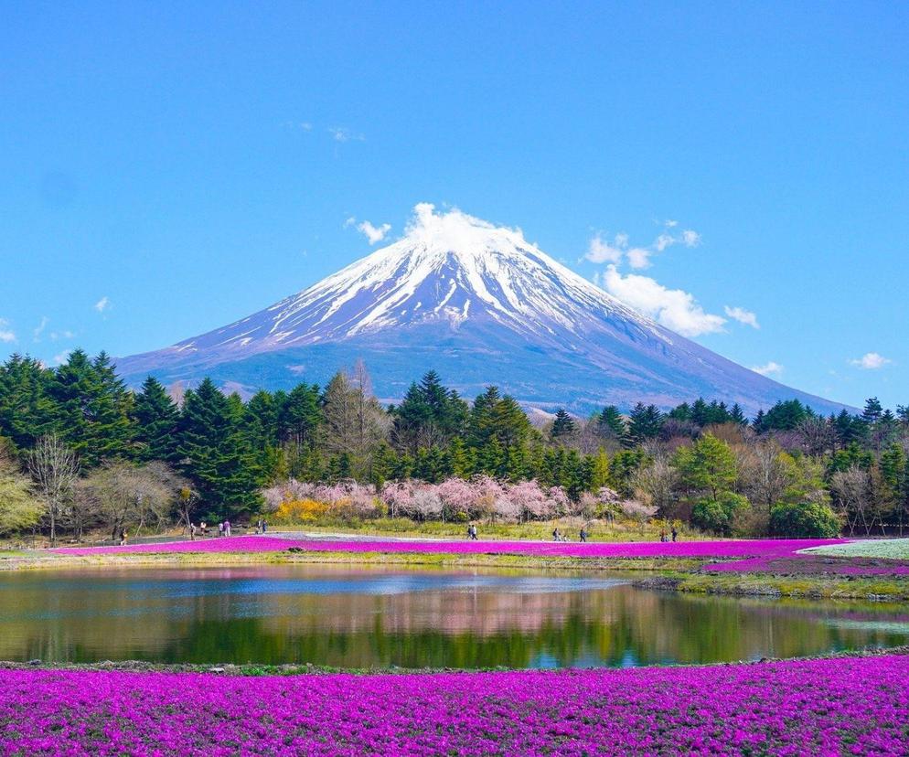 Japonia - wulkaniczna góra Fuji