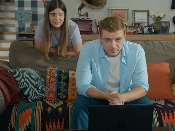 Barwy szczęścia, odcinek 3137: Hubert (Marek Molak), Agata (Natalia Zambrzycka)