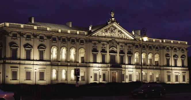 Iluminacja Pałacu Krasińskich