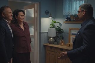 	M jak miłość odc. 1861. lekarz Marek (Tomasz Traczyński), Marysia (Małgorzata Pieńkowska), Artur Rogowski (Robert Moskwa)