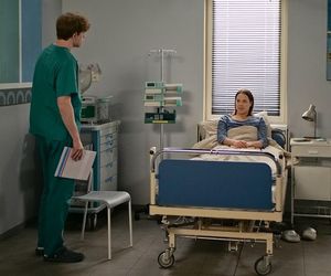 Pierwsza miłość, odcinek 3966: Julita (Dagmara Bryzek), Radek (Karol Biskup)